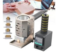 Applicateur de colle thermofusible, température réglable de 50 à 220 ℃ | Rouleau de colle thermofusible avec température réglable de 50 à 220 ℃, comprend divers applicateurs
