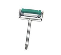 Applicateur de Film imprimé à l'encre manuelle Test d'encre roue de couleur en métal manuel rouleau Anilox rouleau en caoutchouc outil d'échantillonnage d'encre(180 lines)