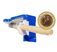 Applicateur de peinture avec pinceau+pinceau de rechange pré percé - remplace adhesif de masquage, avec support accessoire plat du pinceaux rond, peinture glycero, acrylique,