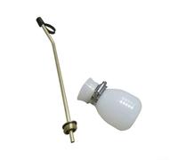 Applicateur de poudre de terre de diatomée avec long tube en laiton et | Bulbe en silicone anti-fuite pour jardin, plantes d'intérieur et traitement des insectes rampants, pulvérisateur portatif de