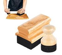 Applicateur de pour planches à découper - Brosse à huiler pour bloc de boucher, outil à récurer | Restaure les ustensiles de cuisine en bois, cuillères, spatule, entretien des planches