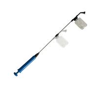 Applicateur pour Terre De Diatomée | Pulvérisateur Extérieur avec Lance Télescopique | Poudreuse De Jardin Push Pull avec Réservoir Transparent | pour Serre Verger Ferme Agriculture Jardin Patio