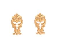 Application Sculpture Bois Décoratif Applique Décorative Vintage En Bois Pour Meuble Ou Intérieur Lot De 2 Pièces 10 X 5cm
