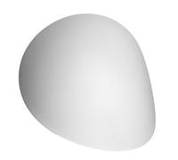 SOLLUX lighting Senses Applique Murale Décorative Ronde Design Moderne pour Salon Chambre Alimenté par Ampoules G9 Remplaçables 2 x 40 W en Acier Blanc 29x25x8cm