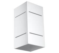 Applique Aluminium Blanc G9 1 Blocco