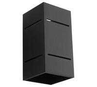 Applique Aluminium Noir G9 1 Blocco