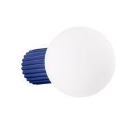 SOLLUX lighting Applique d'intérieur - Applique aluminium verre - 1 flamme - Ampoule LED - Ultramarine Halo