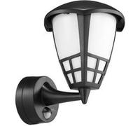 Maclean Applique murale d'extérieur MCE518 – détecteur infrarouge, IP65, 1xE27 60 W, Noir