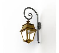 Applique Avenue 2 N°2 E27 Laiton vernis teinté 070 - PRADIER 102004070