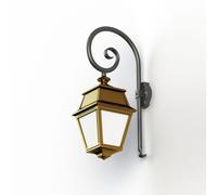Applique Avenue 2 N°2 LED opale Laiton vernis teinté 070 - PRADIER 102106070