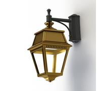 Applique Avenue 2 N°4 LED clair Laiton vernis teinté 070 - PRADIER 102111070