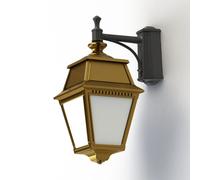 Applique Avenue 2 N°4 LED opale Laiton vernis teinté 070 - PRADIER 102112070