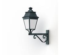 Applique Avenue 3 N°12 LED Warm Patine vert de gris 008 Diffuseur opale - PRADIER 103255008
