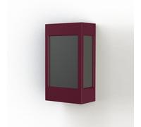 Applique Brick² N°1 PMMA noir Rouge vin 066 - PRADIER 108004066