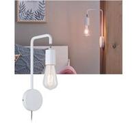 Applique Calvani E27 230V max. 40W gradable Blanc Blanc G