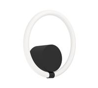 Applique CARANACOA LED 11,5W en acier noir 260x0x260mm