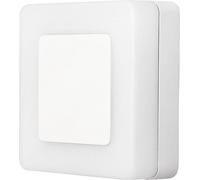 Applique carrée d'extérieur TUNE, Variante : 9 W, 620 lm, 3000 K, blanc