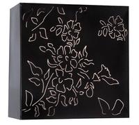 Applique carrée - Métal découpé - Flora