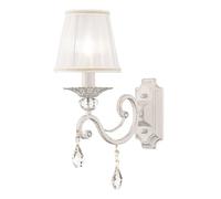 Applique classique blanche à abat-jour Grace Maytoni ARM247-01-G