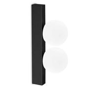 Applique contemporaine Ping Pong Metal Black Led 6W 3000K Ip20