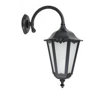 Applique courte d'extérieur 30 cm 1xE27 noir IP43 SU-MA Retro K 3012/1/BD