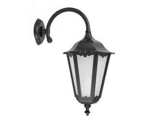 Applique courte d'extérieur 30 cm 1xE27 noir IP43 SU-MA Retro K 3012/1/BD