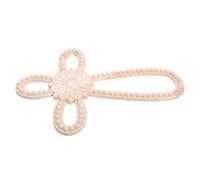 Applique Croix en Bois Brut Khaki pour Cadre Miroir et Mur | Bois Massif, Bords Arrondis et Texture Lisse, pour Entrée, Couloir, Placards
