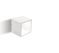 Applique Cube LED 9W 4000K IP54 IK08 Aluminium Blanc Mural Sovil Niko 99186/02