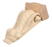 Applique D'angle Décorative en Bois Massif Style Européen