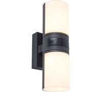 Lutec Applique de façade extérieure CYRA 5198102118 – LED détecteur de mouvement anthracite