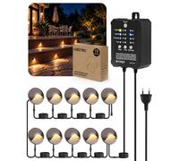 Applique de marche d'escalier LED pour extérieur, indice de protection IP67, avec minuterie et capteur