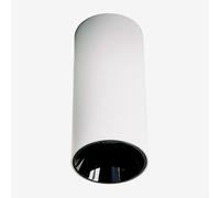 Applique De Plafond Led De Surface Rond Ø7,2 Cm En Aluminium Luisiana Blanc - Noir