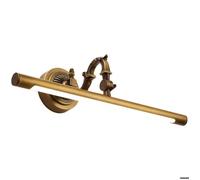 Applique de salle de bain LED vintage - Laiton brossé - IP44 imperméable - 8W 600LM -Éclairage doux pour miroir et coiffeuse - 630LM
