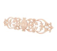 Applique Décorative en Bois Sculpté pour Porte et Cabinet, Style | Bois Khaki, Peut être Peint ou Teinté, Installation Facile, Usage DIY et Décoration Intérieure