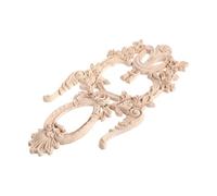 Applique Décorative en Bois Sculpté, Style Européen, Beige | Décor 3d Vertical, Montage Adhésif, Peinture Diy, pour Miroir et Porte, Salon ou Création