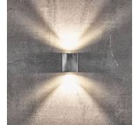 Applique D'ext. Led Canto Kubi 2, 10 Cm, Grise