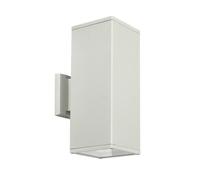 Applique d'extérieur Adela argentée 2xE27x60W en aluminium, dimensions : 30x12x18,5 cm, IP54, SU-MA