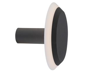 Applique d'extérieur Applique d'extérieur Applique d'extérieur Spot mural en aluminium, gris opale, 1x LED 4,5 watts 320 lumens blanc chaud, DxP 20x13,7 cm