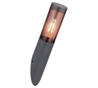Applique d'extérieur applique murale en acier inoxydable lampe torche lampe de jardin extérieur, fumée anthracite, contrôle par application CCT, Smart RGB LED 8,5W 806Lm, DxH 7,6x40 cm