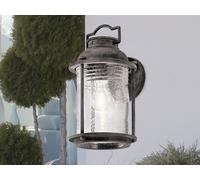 Applique d'extérieur Ashland Bay, zinc vieilli, 1xE27x60W, aluminium, dimensions : 34,6 x 19,3 x 21,3 cm, IP44, Kichler