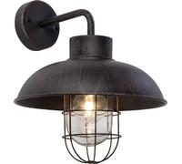 Applique d'extérieur Brilliant Portland IP44 E27 40 W marron