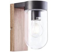 BRILLIANT Applique extérieure Cabar brun IP44 E27 40 Watt dimmable g. f. Lampe normale