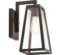 Applique d'extérieur Delison, bronze foncé, 1xE27x60W, aluminium, dimensions : 29x16,5x20,2 cm, IP44, Kichler