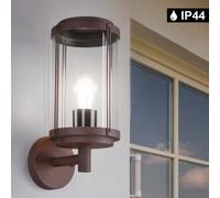 Applique d'extérieur design ALU lanterne terrasse propriété projecteur lumière rouille trio lumières 202360124