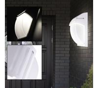 Applique d'extérieur design ALU verre terrasse balcon lumière blanche IP44 V-TAC 7077
