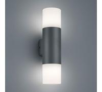 Trio-Leuchten Applique d'extérieur Hoosic – 2 lampes, aluminium moulé sous pression – Anthracite