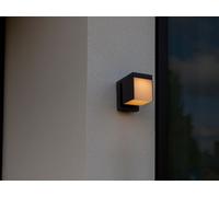 Applique d'extérieur hybride solaire ou intégrée au réseau LED 9,5W PRIMA Lutec