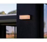 Applique d'extérieur hybride solaire ou intégrée au réseau LED 9W ZELNA Lutec
