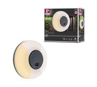 Applique D'extérieur Led Aureva In tecteur De Mouvement Ip65 Rond 220 Mm 2200 - 4000k 20,5w 1630lm 230v Anthracite, Blanc Polycarbonate