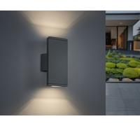 Applique d'extérieur LED COLORADO anthracite 3 W, blanc chaud, 260 lm, aluminium, dimensions : 20 x 9 x 6,5 cm, IP54, Trio